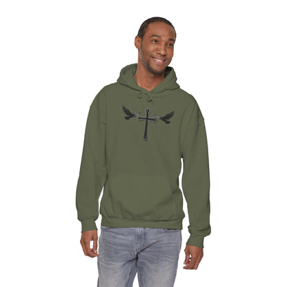 Servants of the Storm – Cross & Crows Men’s Hoodie