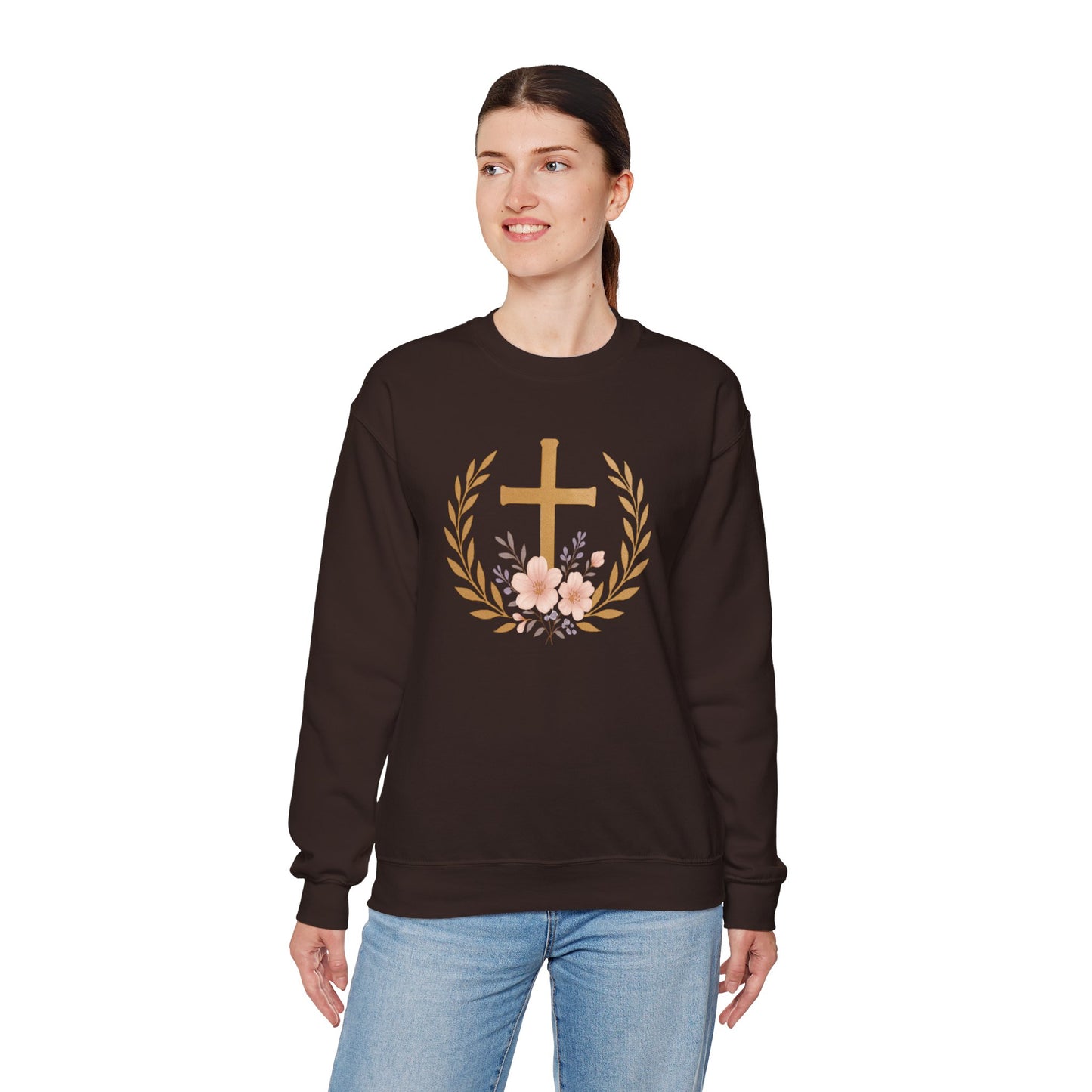 Crowned in Grace – Women’s Christian Sweatshirt