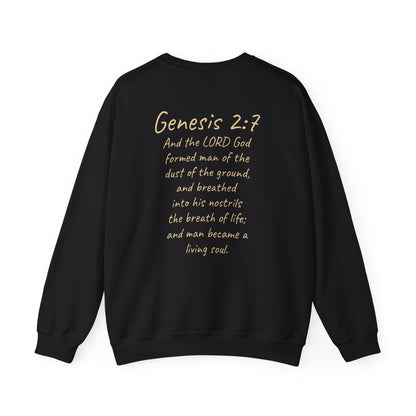 Formed from the Dust (Light Lettering) - Men’s Christian Sweatshirt