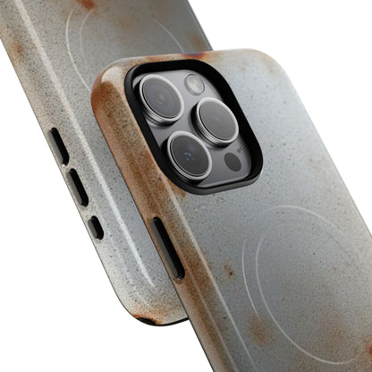 Enduring Faith – Old Metal Finish iPhone Magnetic Tough Case