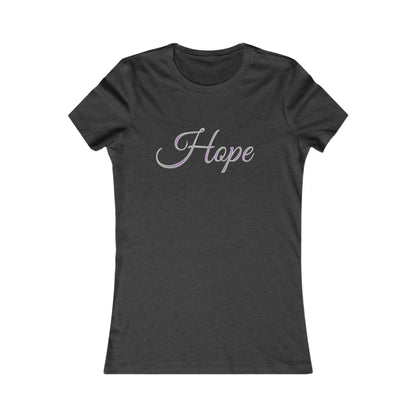 Women’s “Hope” Favorite Tee – Inspirational Faith Design