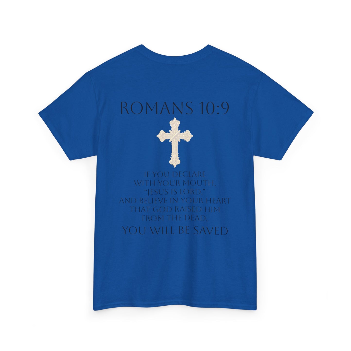 Jesus Is Lord – Men’s  Christian Tee (Dark Lettering)