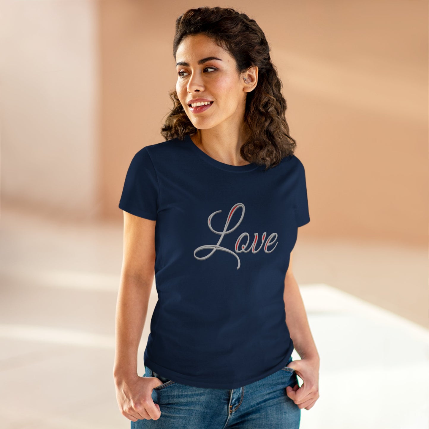 Put On Love Women’s T-Shirt – Grace in Every Thread