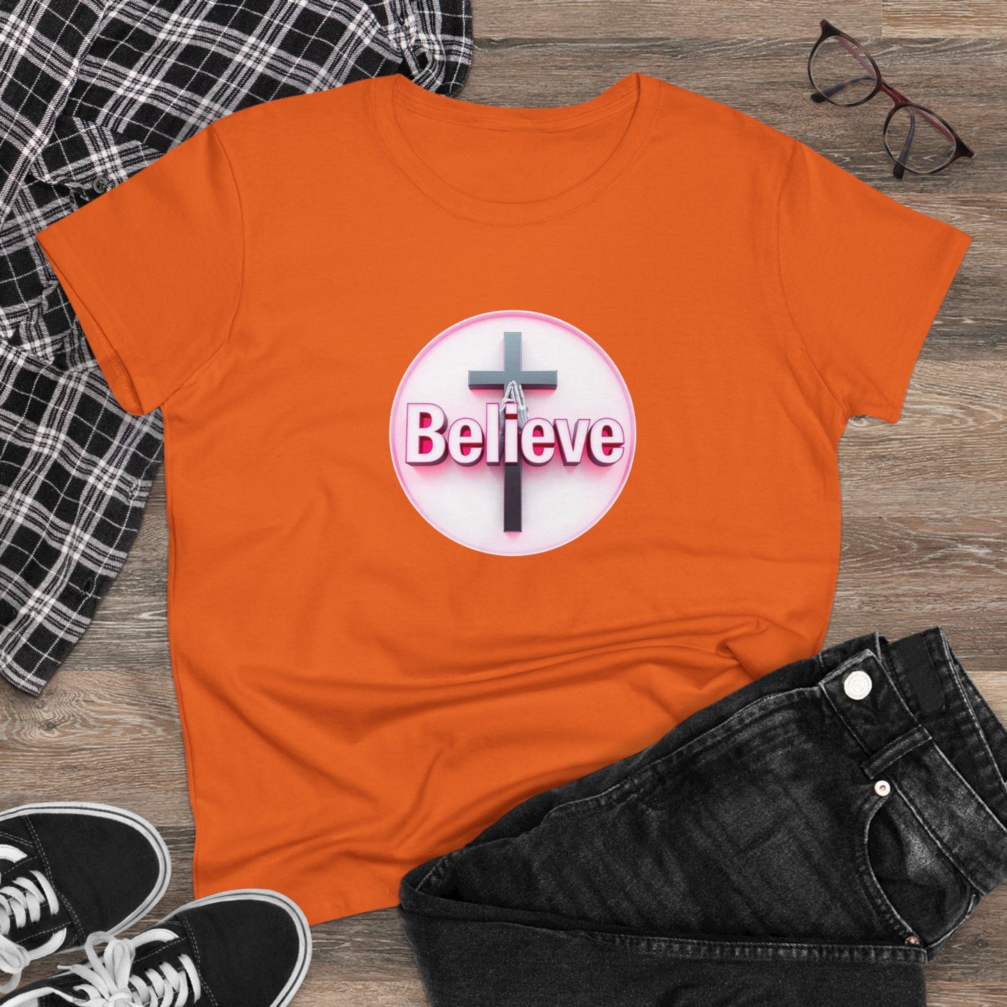 Believe | Women’s Christian T-Shirt with John 11:40