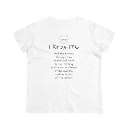 Fed by Faith – Cross & Crows Women’s Tee