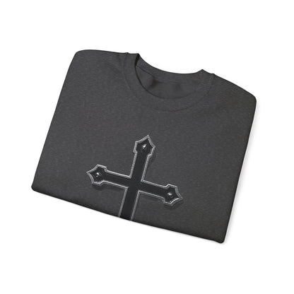 Black Cross Men’s Christian Sweatshirt