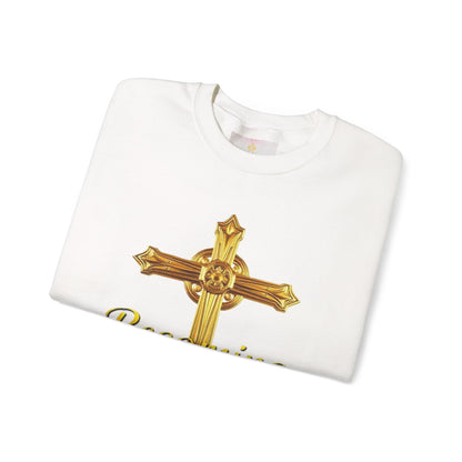 Becoming Men’s Faith Sweatshirt – Dark Lettering (Philippians 1:6)