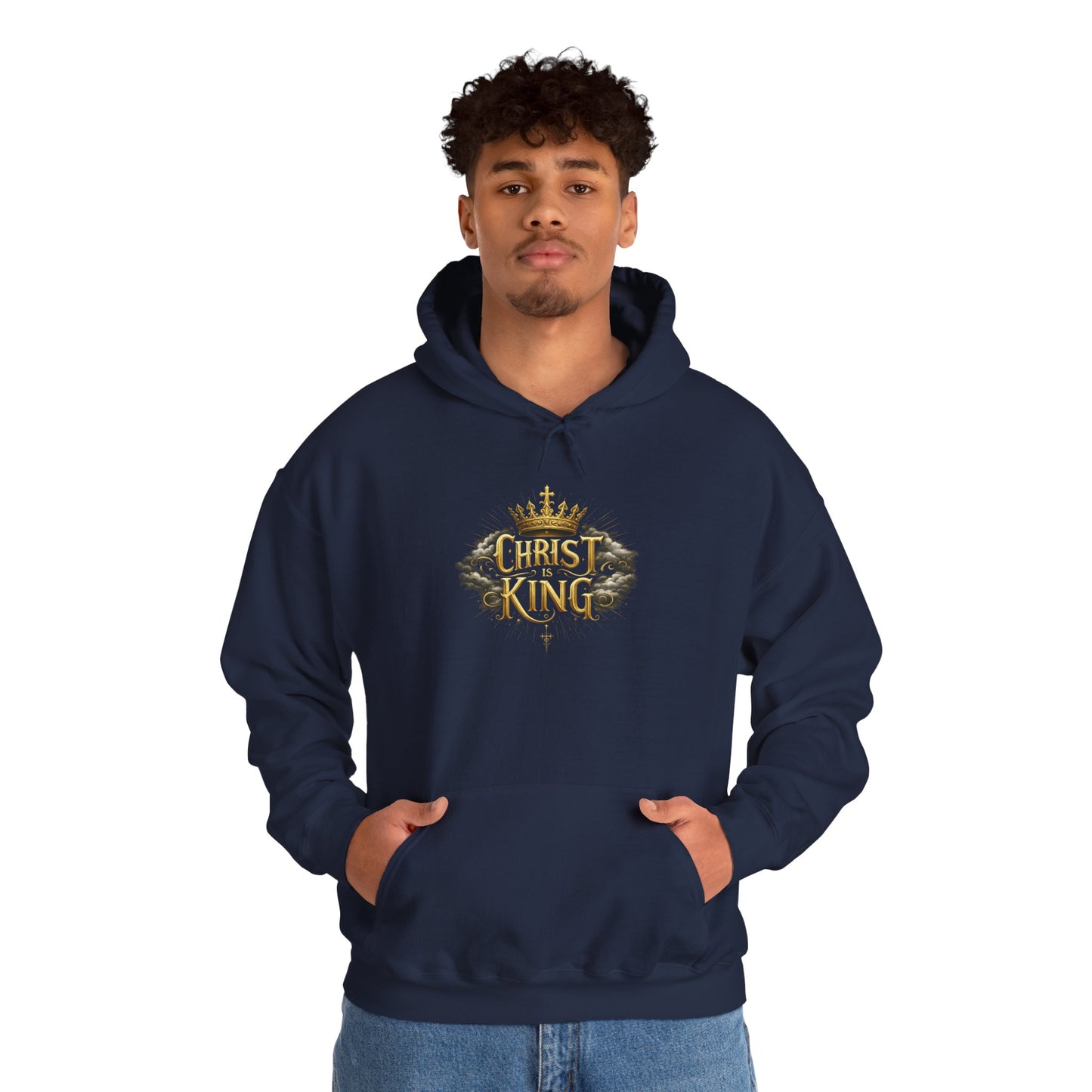 Christ is King Men's Christian Hoodie