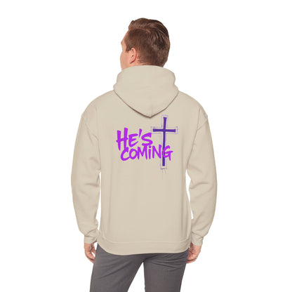 He’s Coming Men’s Christian Streetwear Hoodie