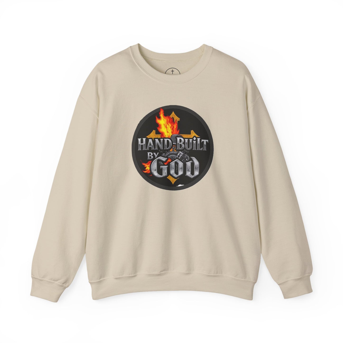 Hand Built by God - Men's Christian Sweatshirt