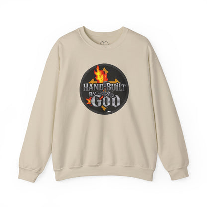 Hand Built by God - Men's Christian Sweatshirt
