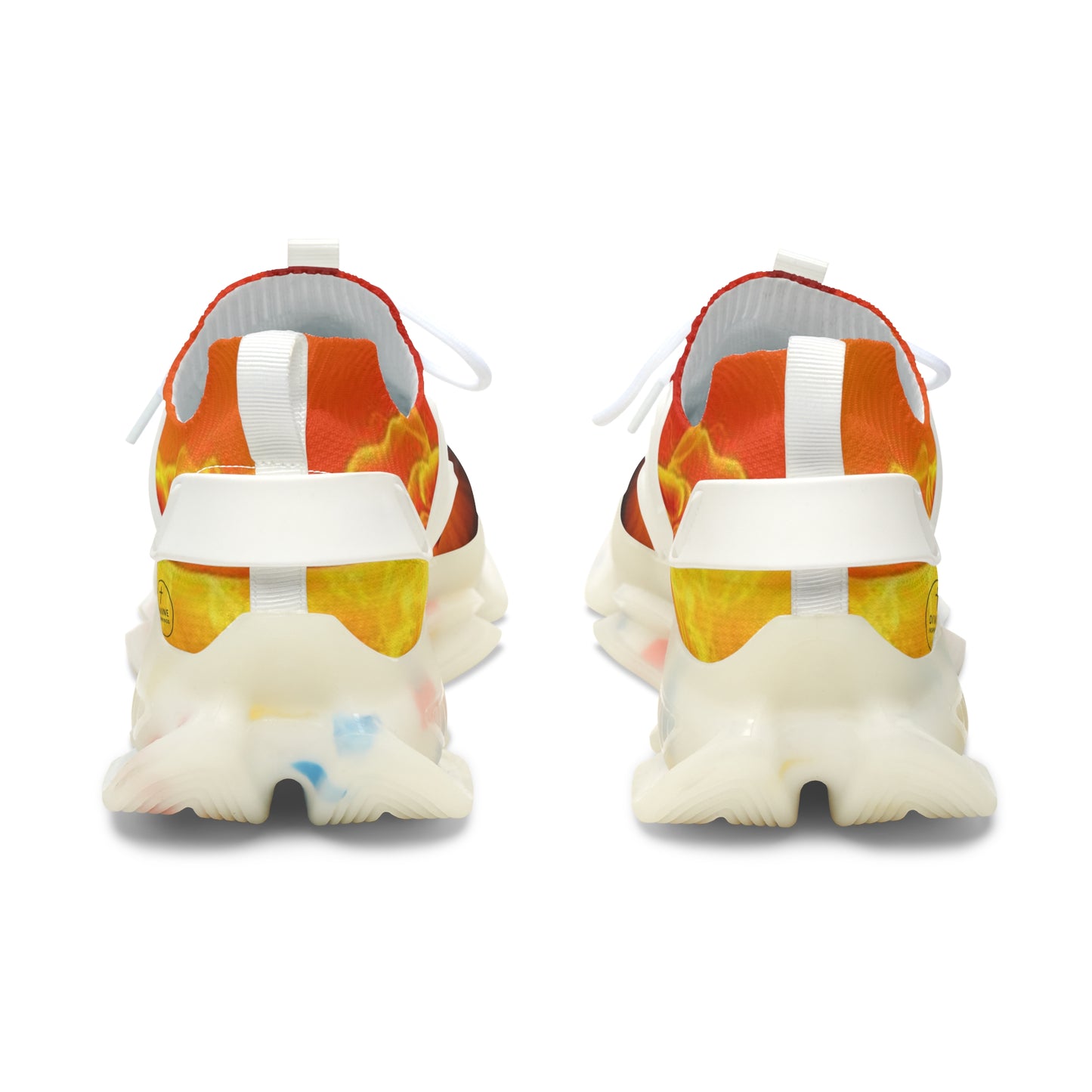 Faith Ablaze – Women’s Inspirational Flame Sneakers