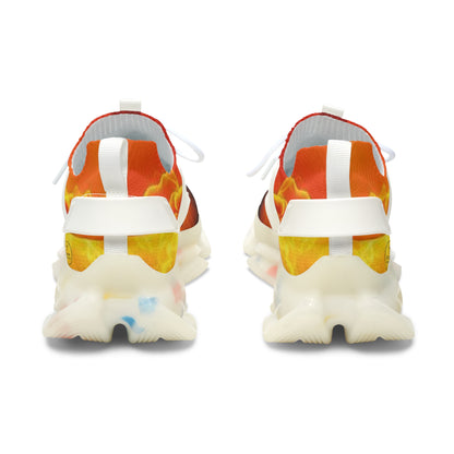 Faith Ablaze – Women’s Inspirational Flame Sneakers