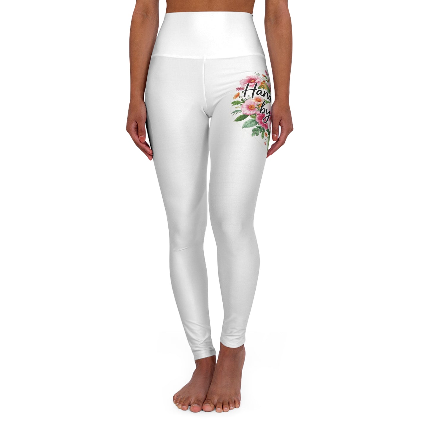 Handcrafted by God Women’s High-Waisted Yoga Leggings – Wonderfully Made
