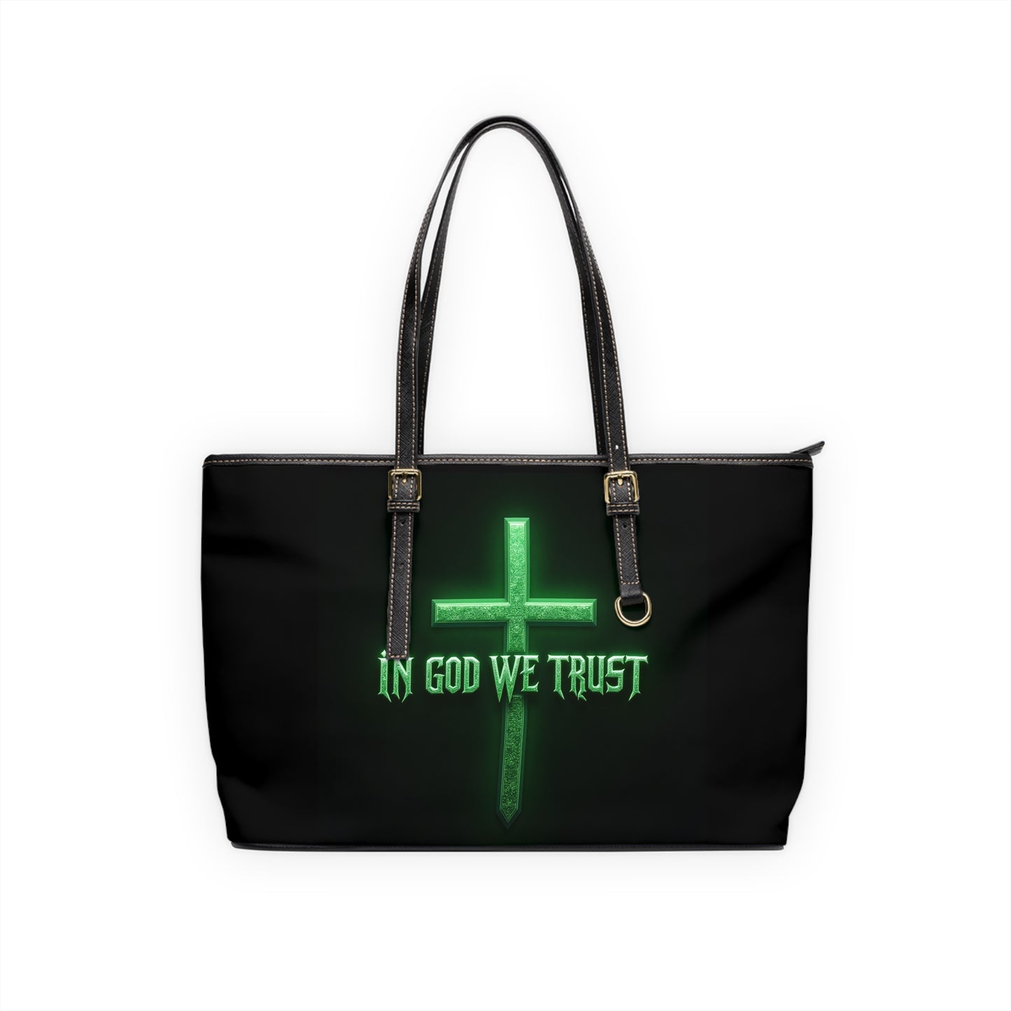 “In God We Trust”  PU Leather Shoulder Bag