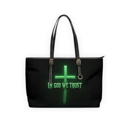 “In God We Trust”  PU Leather Shoulder Bag