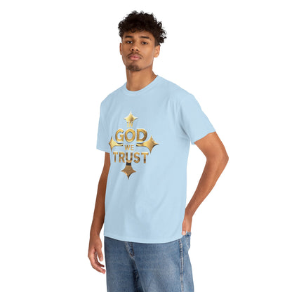 In God We Trust (Gold)- Men's Christian T-Shirt