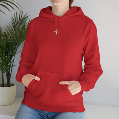 Gold Cross Women’s Christian Hoodie