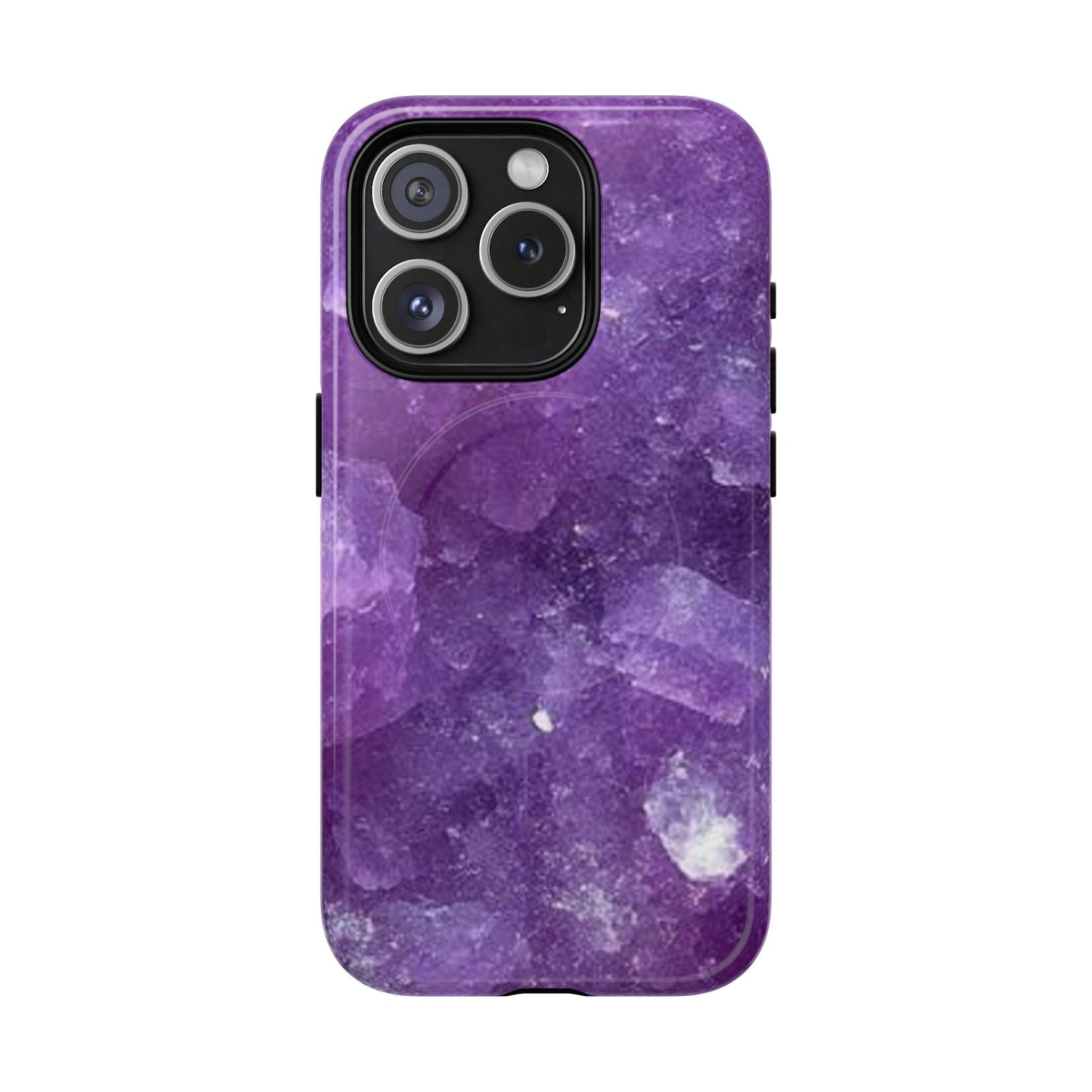 Spiritually Refined – Amethyst Crystal iPhone Magnetic Tough Case