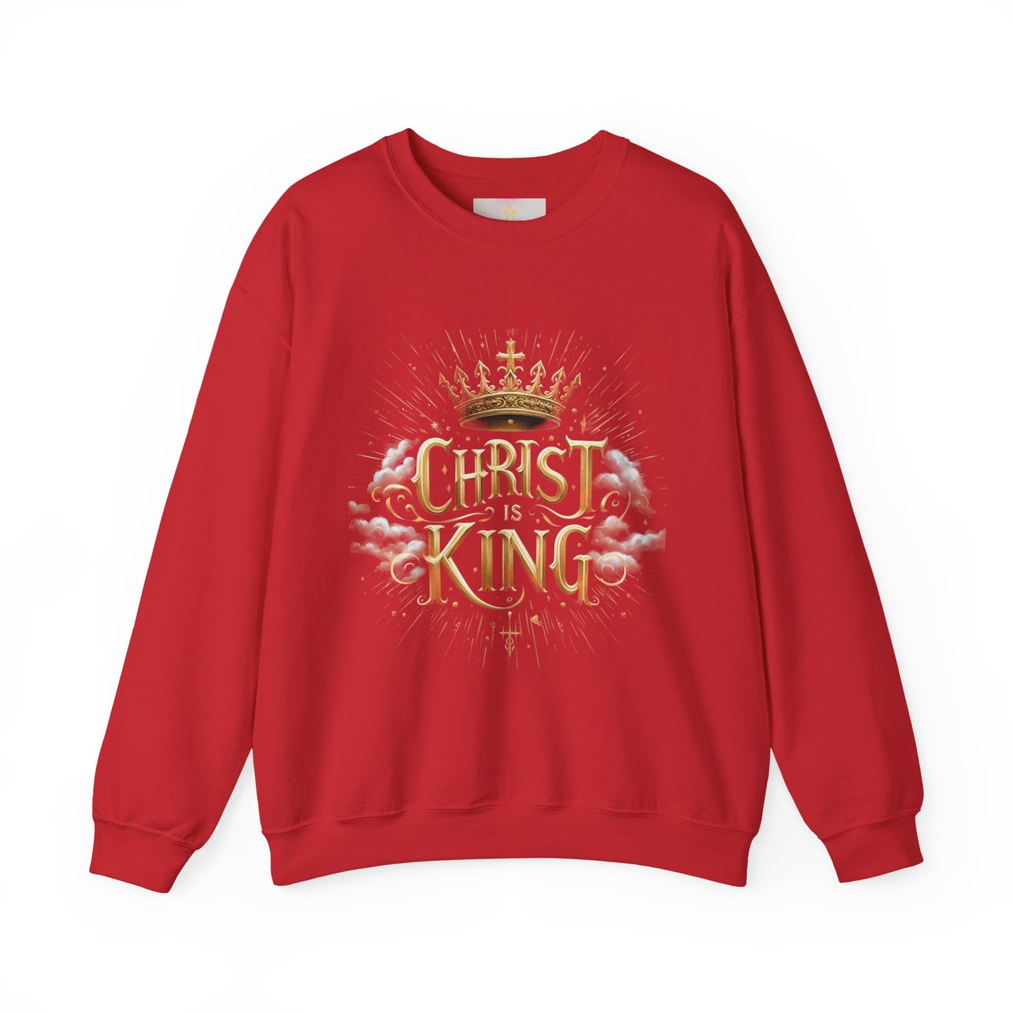 Women’s “Christ is King” Christian Sweatshirt – Bold Faith Statement Pullover