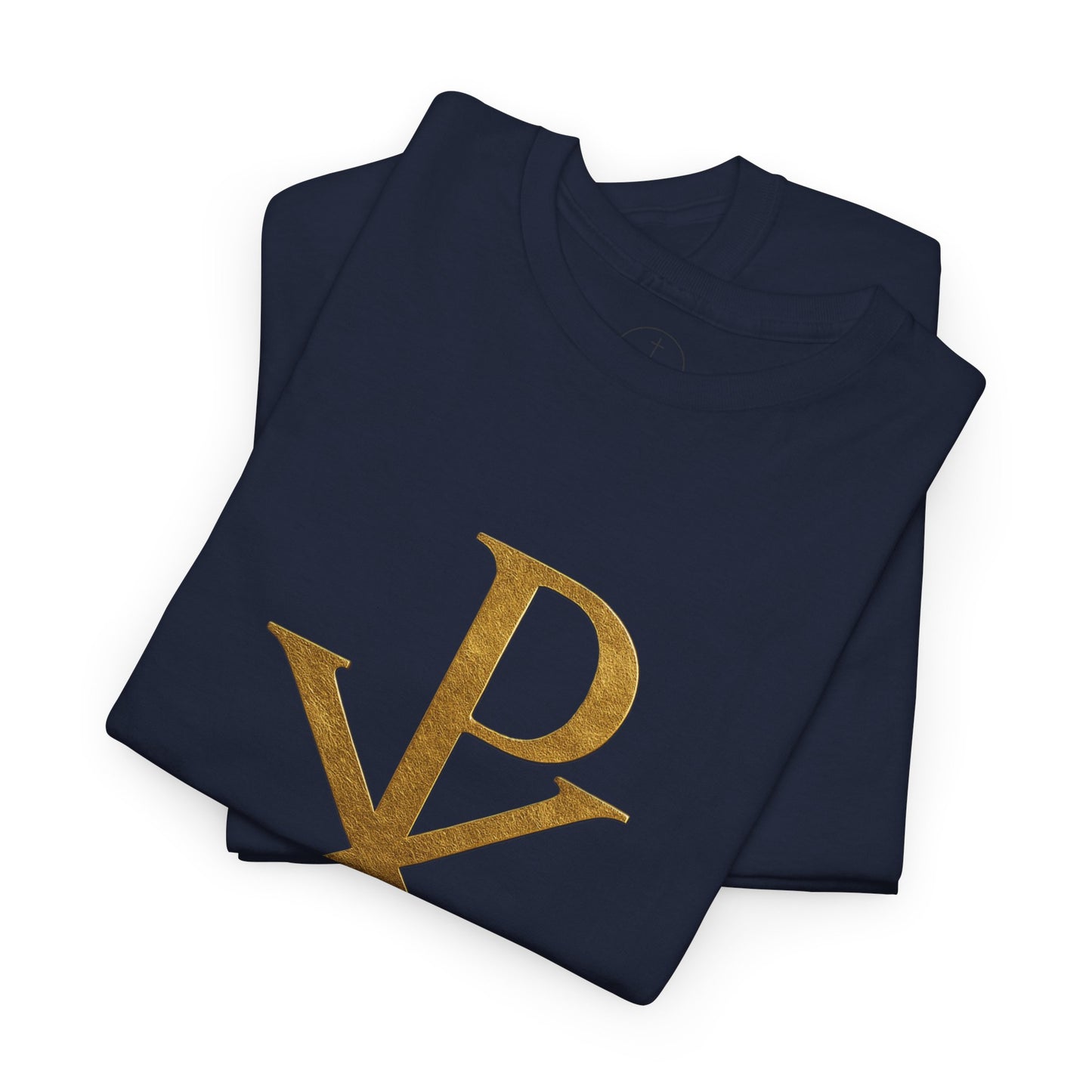 Chi Rho (Gold) - Men's Christian T-Shirt