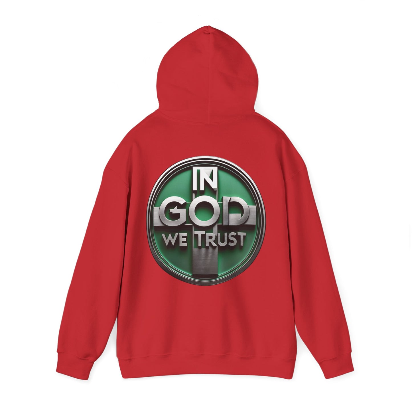 In God We Trust Men's Premium Hoodie – Faith-Inspired Christian Apparel