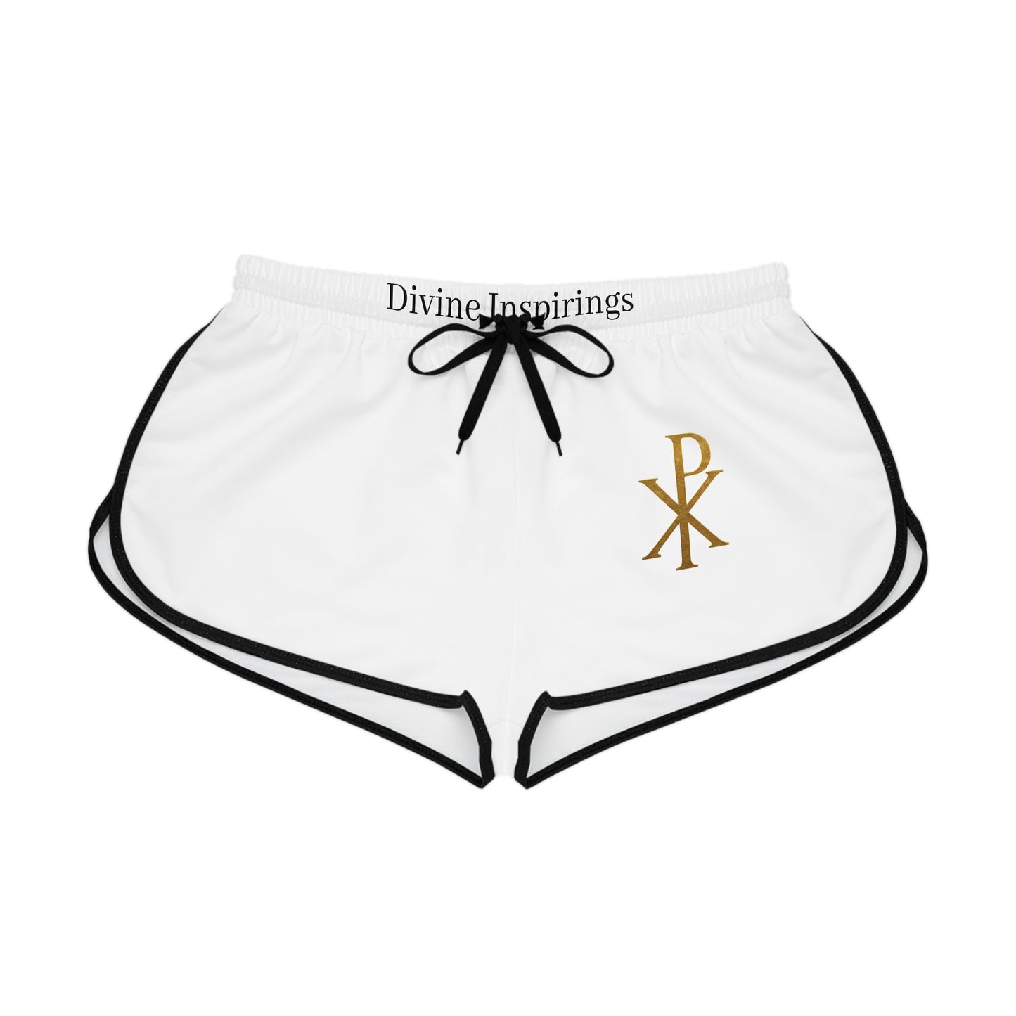 Radiant Faith Women's Shorts with Chi Rho Design