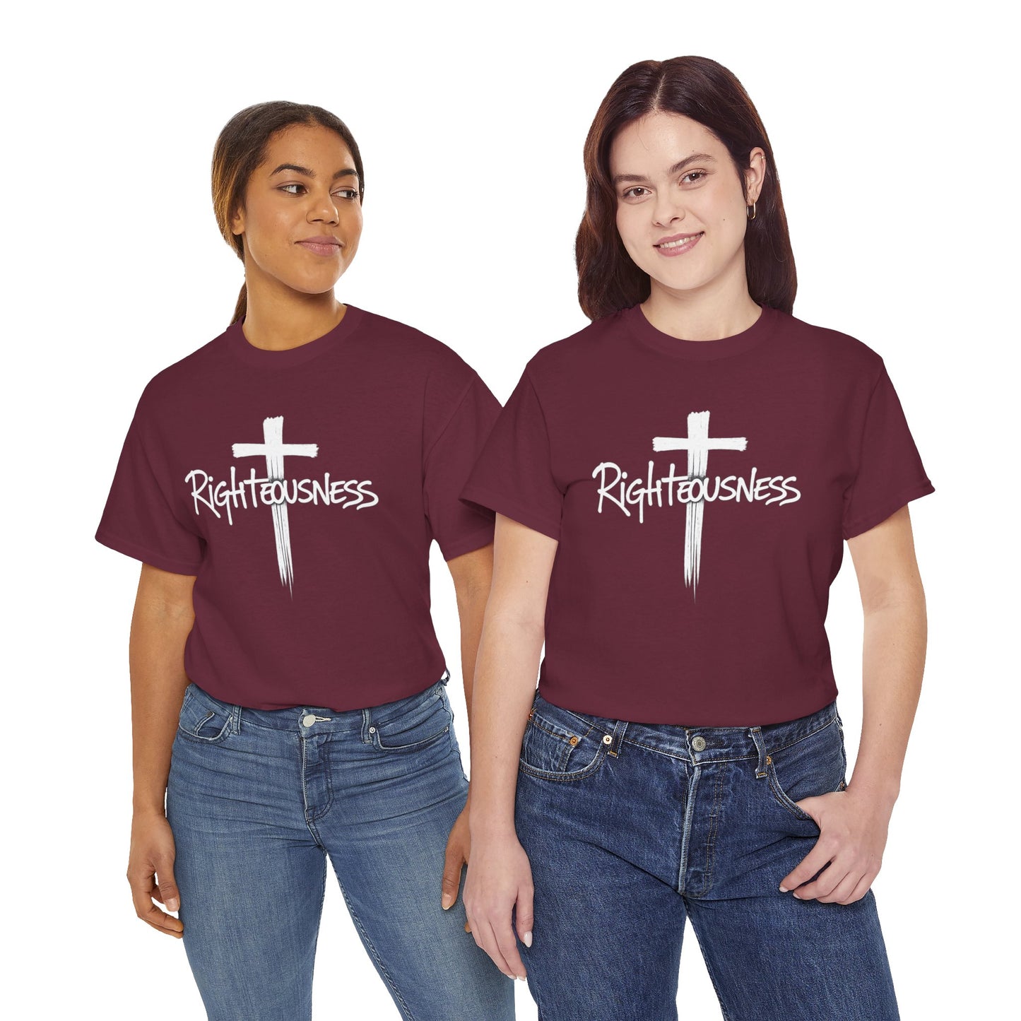 Righteousness - Christian Women's T-Shirt (Dark Colors)