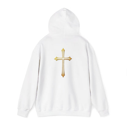 Gold Cross Men's Christian Hoodie