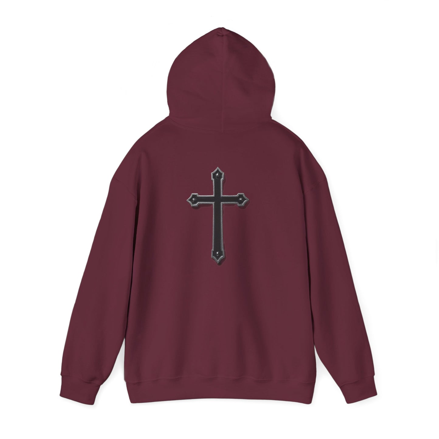 Warrior’s Black Cross Men’s Christian Hoodie