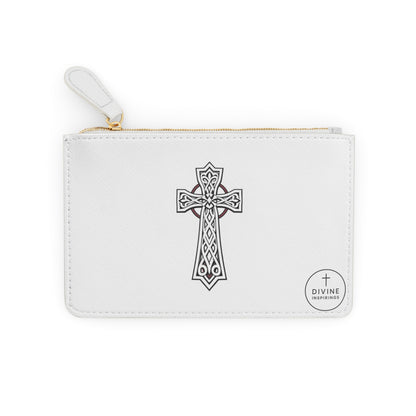 “Eternal Knots” | Women’s Mini Clutch – Celtic Cross Grace