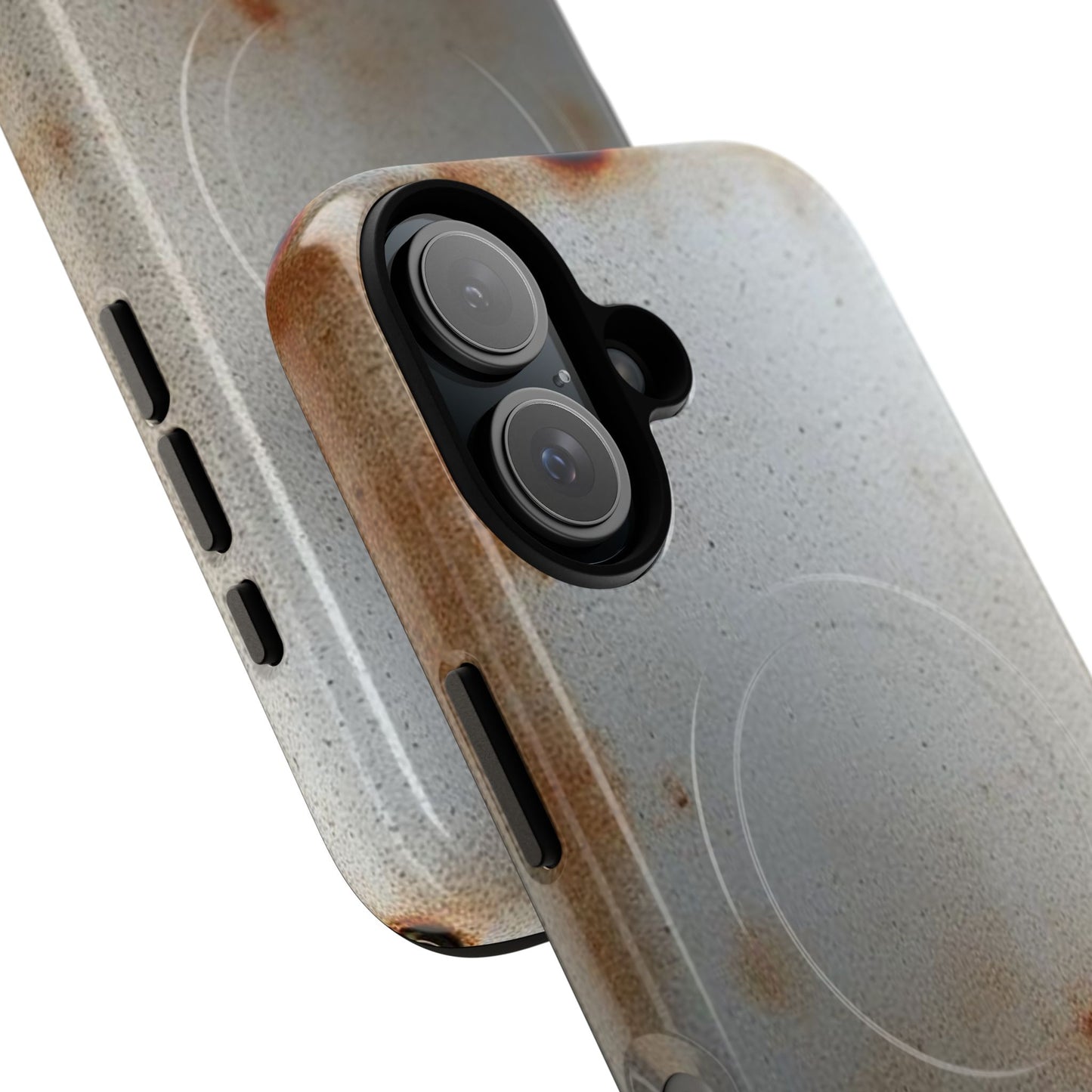 Enduring Faith – Old Metal Finish iPhone Magnetic Tough Case