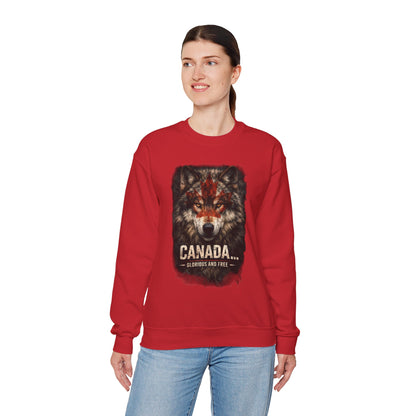Canada War Paint: Glorious and Free - Women's Sweatshirt
