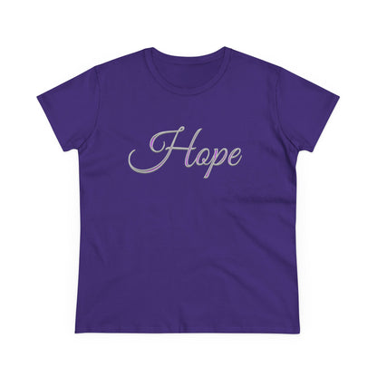 Women’s “Hope” Tee – Inspirational Scripture Design | Romans 15:13