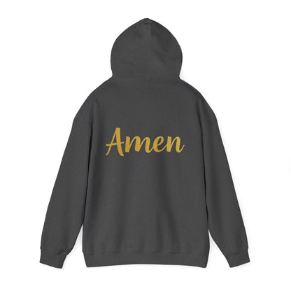 Amen Men’s Hoodie – Inspirational Christian Faith Apparel