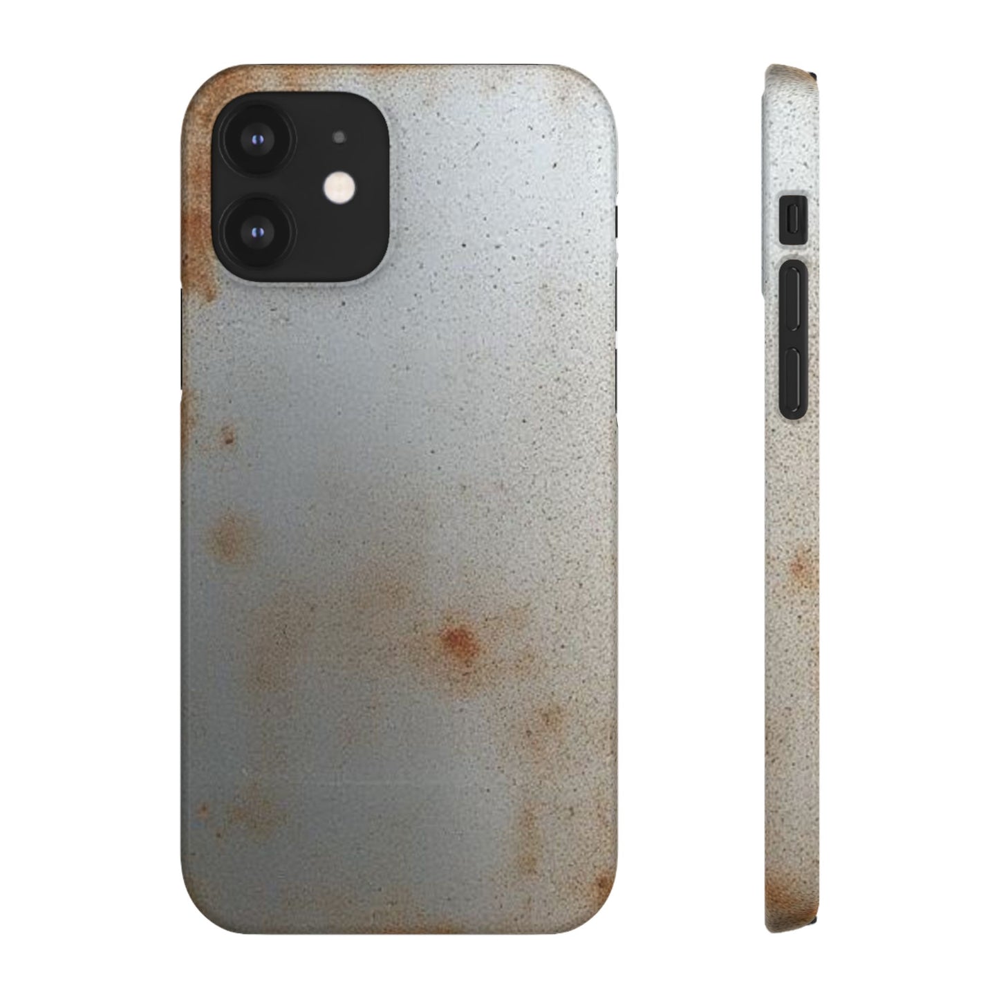 Old Steel Finish iPhone Snap Case