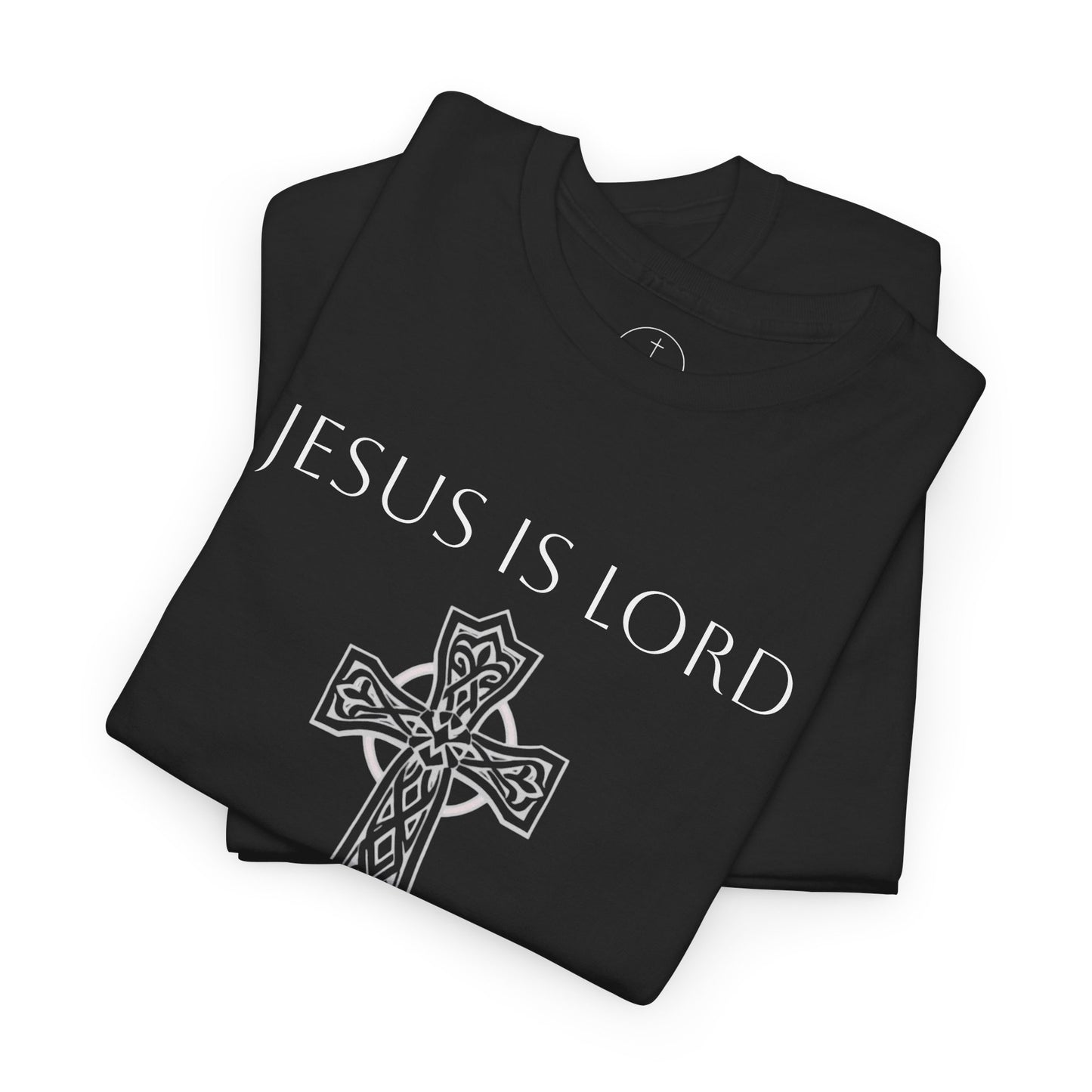 Jesus Is Lord – Men’s Christian Tee (White Lettering)
