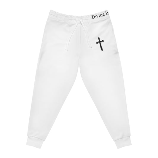 Men’s Black Cross Jogger Pants – Faith-Inspired Comfort & Everyday Style