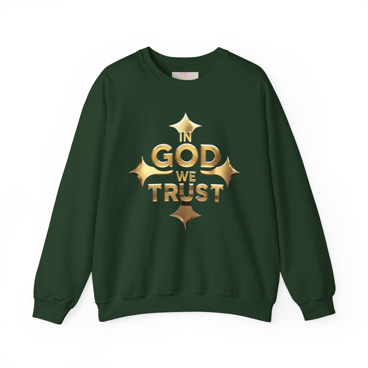 In God We Trust (Gold) - Women’s Christian Sweatshirt