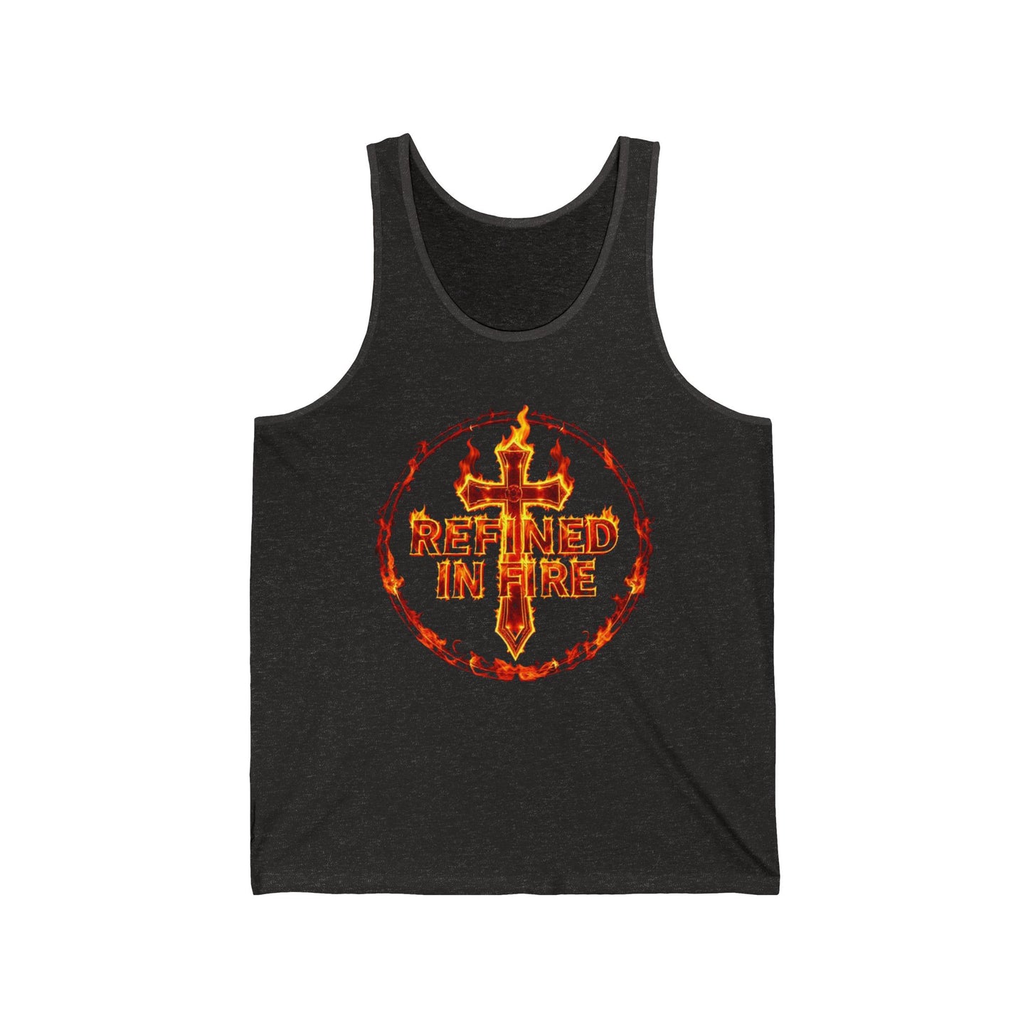 Refined in Fire Women’s Christian Tank Top – Faith Empowered