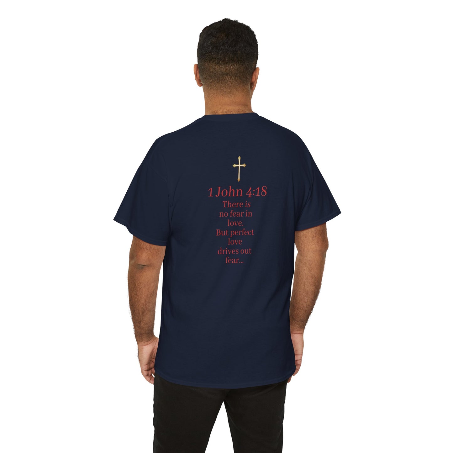 Fearless Love Men’s T-Shirt – Bold Faith in Action