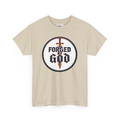 Forged by God Men’s Christian T-Shirt – Strength in Faith Apparel