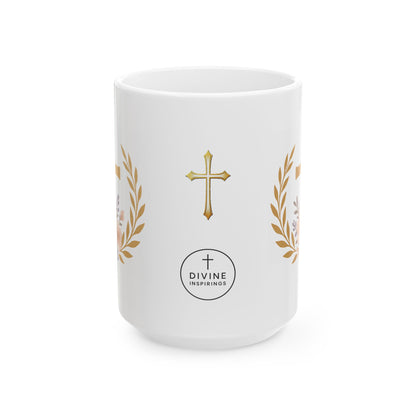 Crowned by Grace Christian Mug – 11 oz & 15 oz