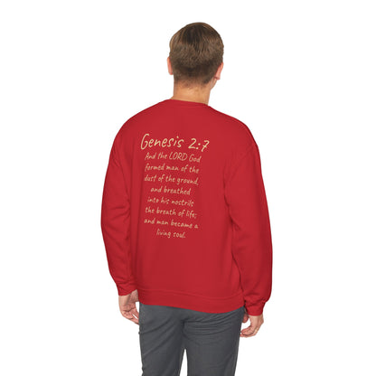 Formed from the Dust (Light Lettering) - Men’s Christian Sweatshirt