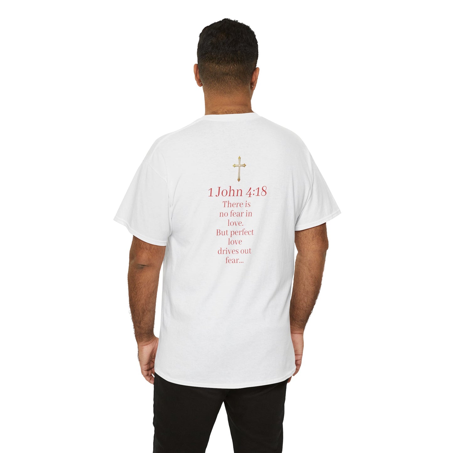Fearless Love Men’s T-Shirt – Bold Faith in Action