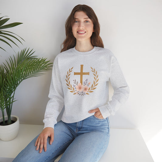 Crowned in Grace – Women’s Christian Sweatshirt