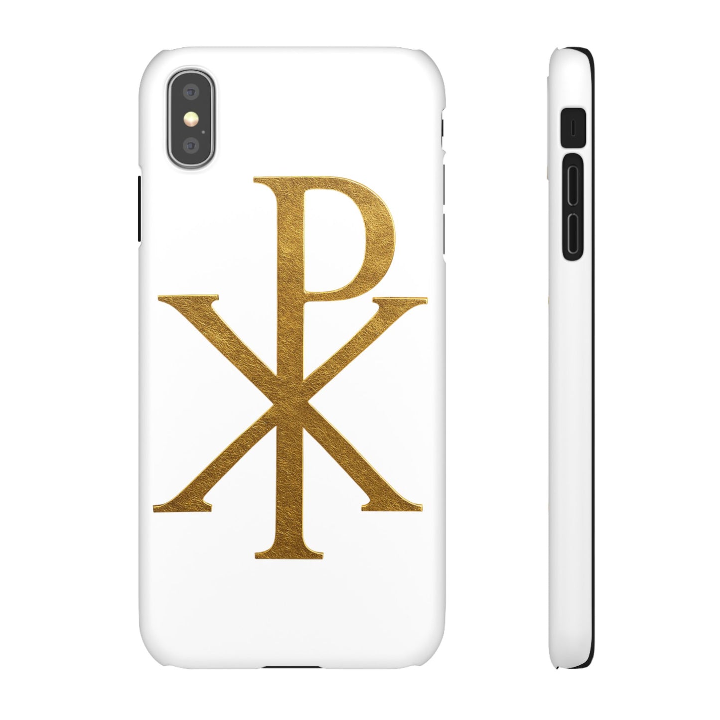 White Chi Rho Snap Case for iPhone – The Way, Truth & Life