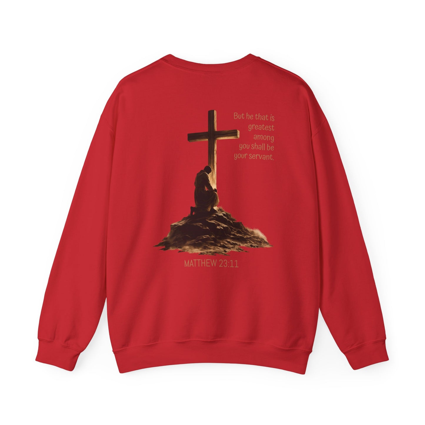 Humble Servant - Christian Men's Sweatshirt
