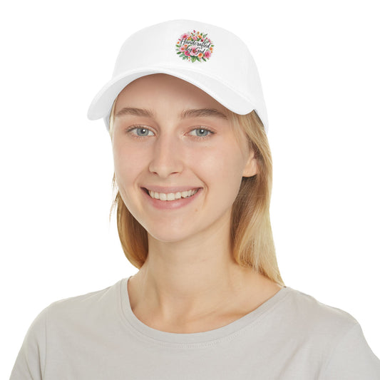 Women’s “Handcrafted by God” Low Profile Baseball Cap – Christian Faith Embroidered Hat