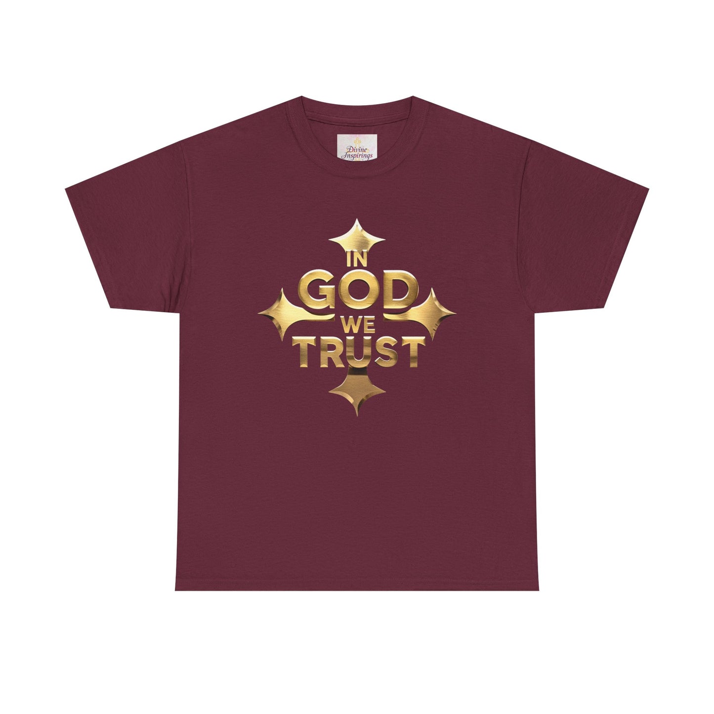 In God We Trust (Gold)- Woman's Christian T-Shirt